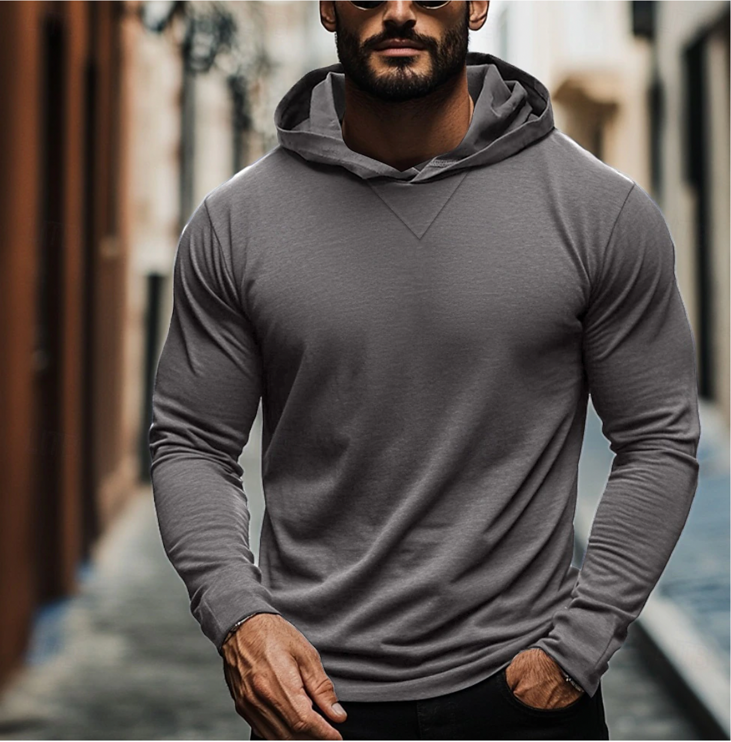 Heren Hoodie Lichtgewicht Ademend Comfortabel