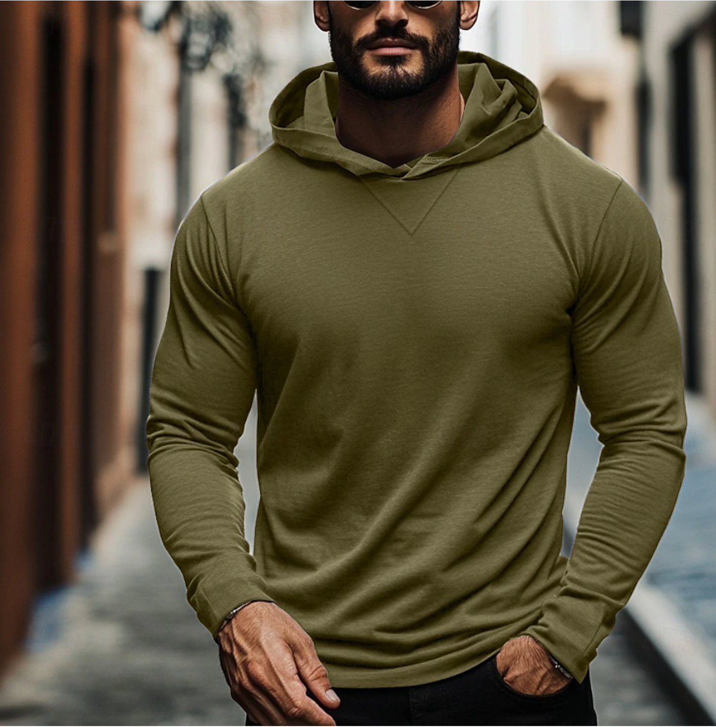 Heren Hoodie Lichtgewicht Ademend Comfortabel