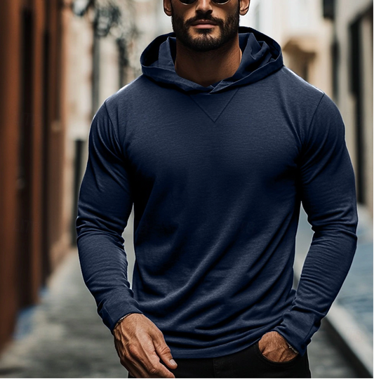 Heren Hoodie Lichtgewicht Ademend Comfortabel - StudioMarella