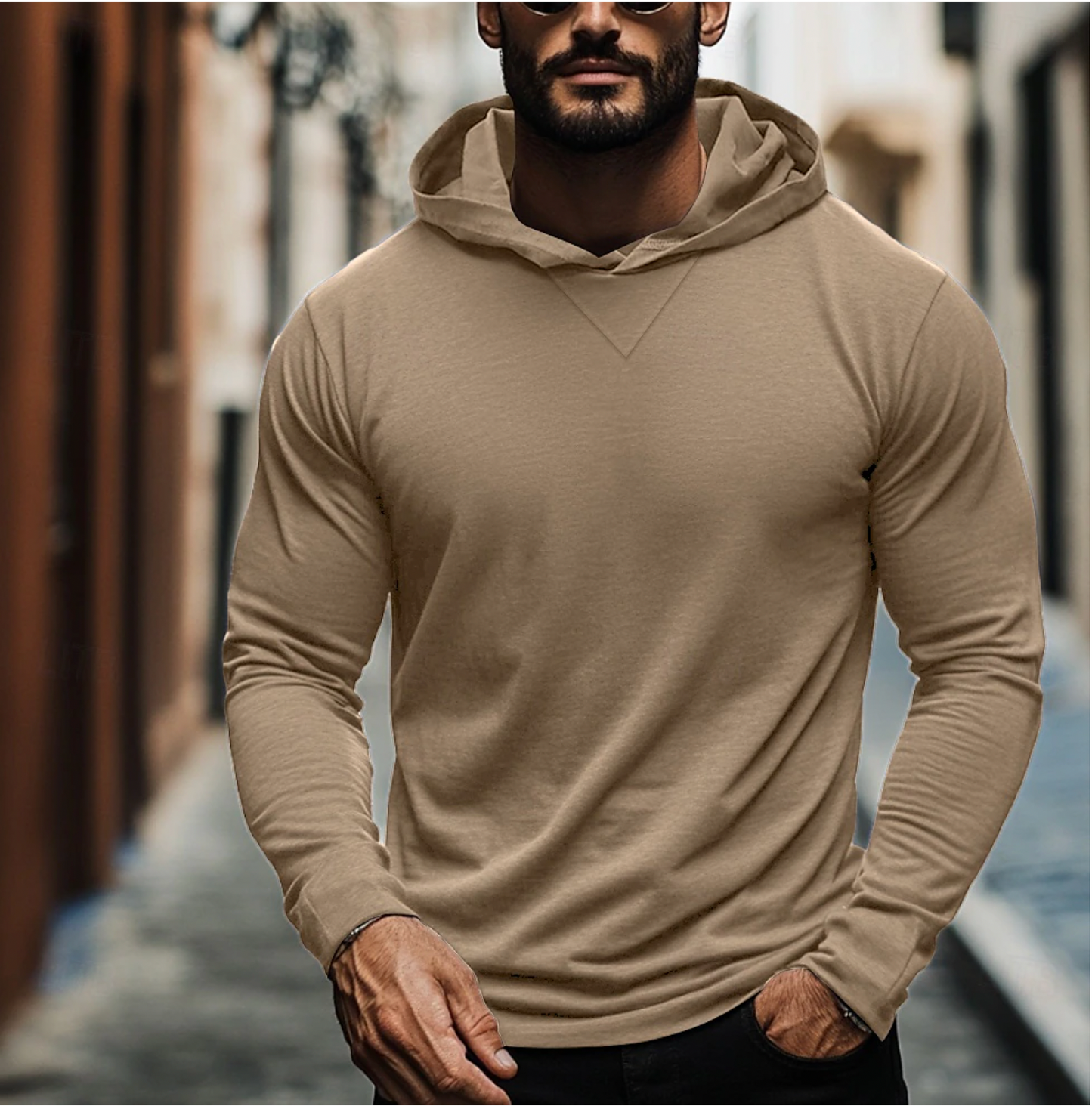 Heren Hoodie Lichtgewicht Ademend Comfortabel