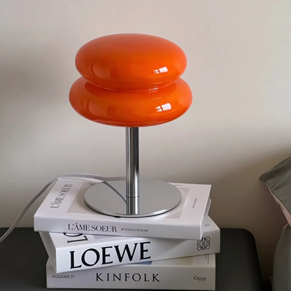 Bauhaus Tafellamp Glas Design Italiaans Dimbaar LED Nachtlamp USB