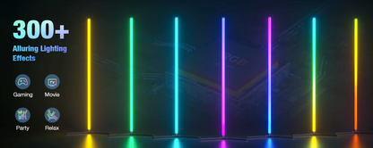 Slimme RGB Vloerlamp 150cm Dream Kleur Dimbaar App Bluetooth