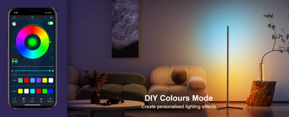 Slimme RGB Vloerlamp 150cm Dream Kleur Dimbaar App Bluetooth