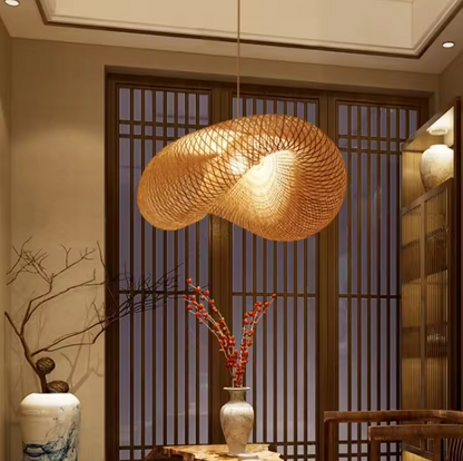 Bamboe Hanglamp Japans Design Handgeweven 40-80cm E27