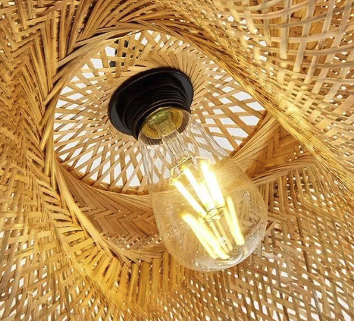 Bamboe Hanglamp Japans Design Handgeweven 40-80cm E27