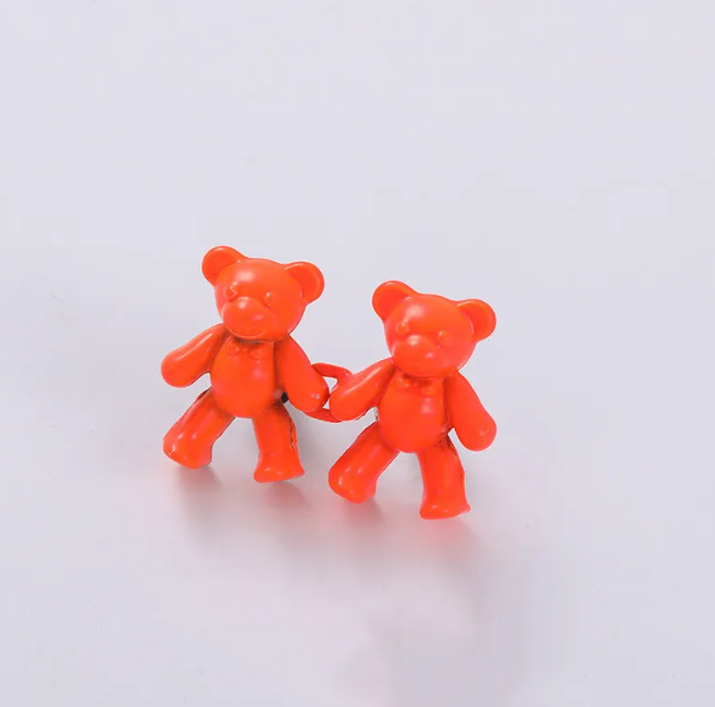 Verstelbare Tailleknijper Beer Metaal Decoratief Broekclip Herbruikbaar Unisex Mode Accessoire Kledingclip