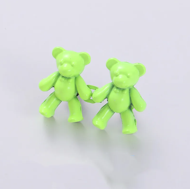 Verstelbare Tailleknijper Beer Metaal Decoratief Broekclip Herbruikbaar Unisex Mode Accessoire Kledingclip