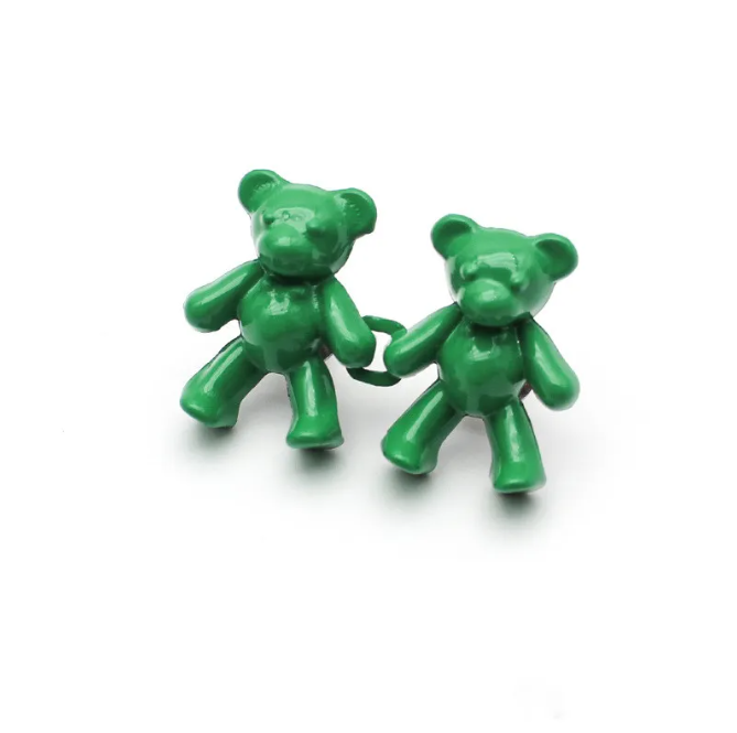 Verstelbare Tailleknijper Beer Metaal Decoratief Broekclip Herbruikbaar Unisex Mode Accessoire Kledingclip