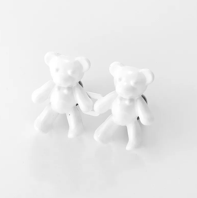 Verstelbare Tailleknijper Beer Metaal Decoratief Broekclip Herbruikbaar Unisex Mode Accessoire Kledingclip