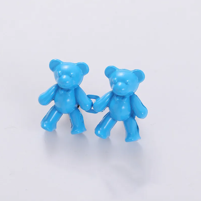 Verstelbare Tailleknijper Beer Metaal Decoratief Broekclip Herbruikbaar Unisex Mode Accessoire Kledingclip