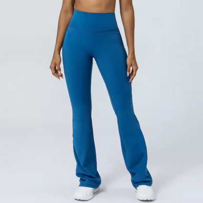 Vrouwelijke Leggings met V-hals Zwart Glad - StudioMarella