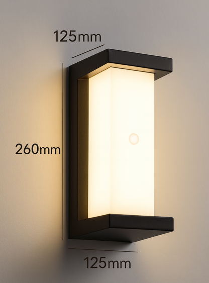 Buiten Wandlamp met Bewegingssensor | LED Buitenlamp voor Tuin & Entree