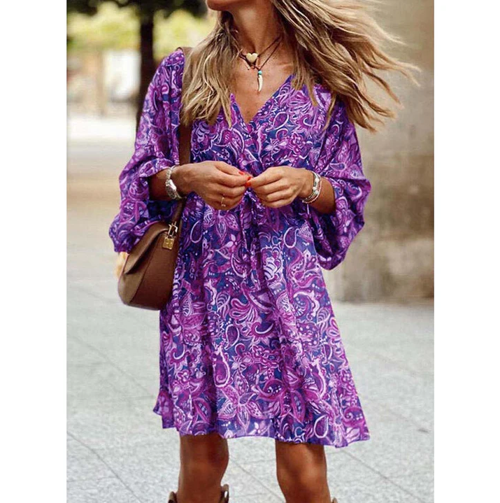 Boho Zomerjurk Lange Vrouw Jurk Zomerse Stijl