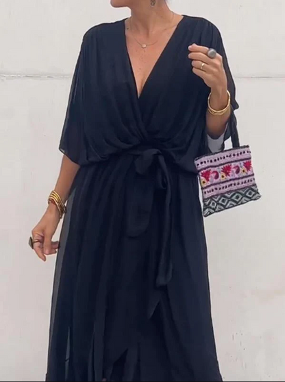 Elegante Chiffon Jurk voor Feesten en Ceremonies