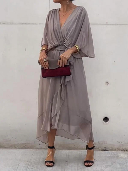 Elegante Chiffon Jurk voor Feesten en Ceremonies