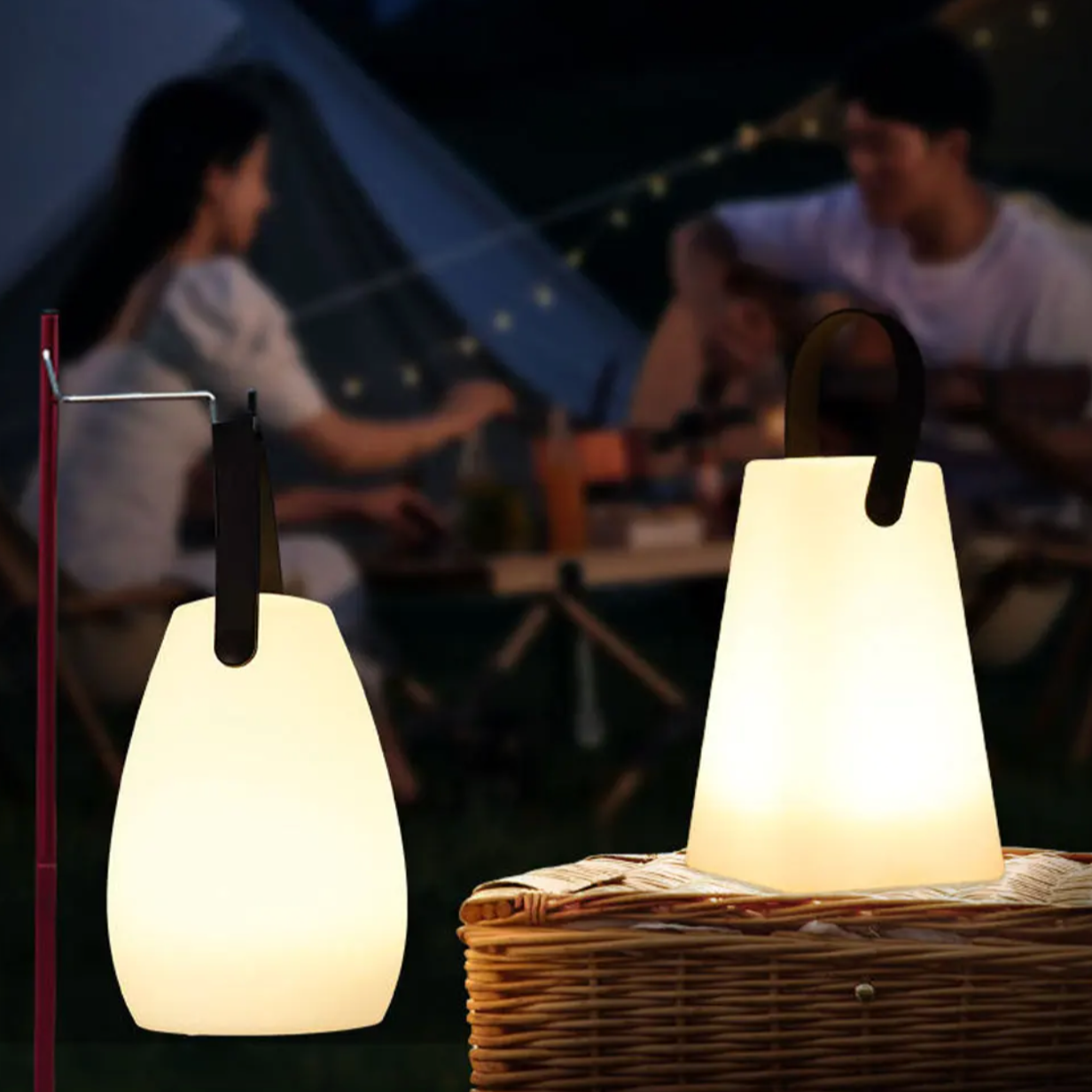Draadloze Outdoor LED Lamp met Afstandsbediening en Timer - Waterdicht Sfeerverlichting met 8 Kleuren voor Terras en Tuin