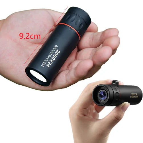 Compact Monoculair Telescoop 50x Vergroting Ultralicht 66g Wandelen Vogels Kijken Outdoor Avontuur Telescoop