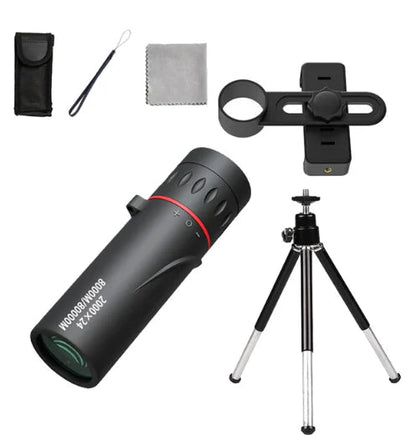 Compact Monoculair Telescoop 50x Vergroting Ultralicht 66g Wandelen Vogels Kijken Outdoor Avontuur Telescoop