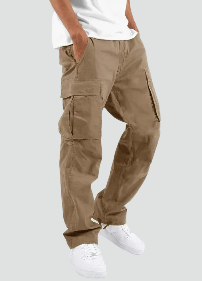Heren Cargo Broek Met Veel Zakken Relax Fit - StudioMarella
