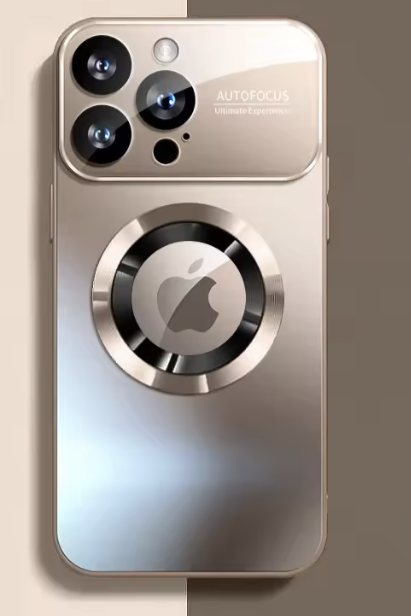 Magnetische Telefoonhoes met Glanzende Spiegel Afwerking voor iPhone | MagSafe Compatibel