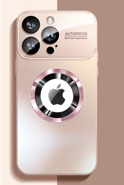 Magnetische Telefoonhoes met Glanzende Spiegel Afwerking voor iPhone | MagSafe Compatibel