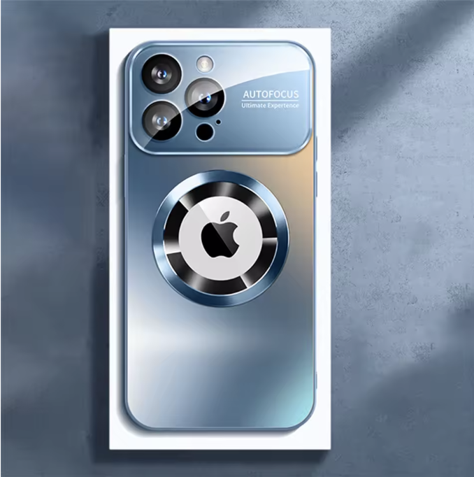 Magnetische Telefoonhoes met Glanzende Spiegel Afwerking voor iPhone | MagSafe Compatibel