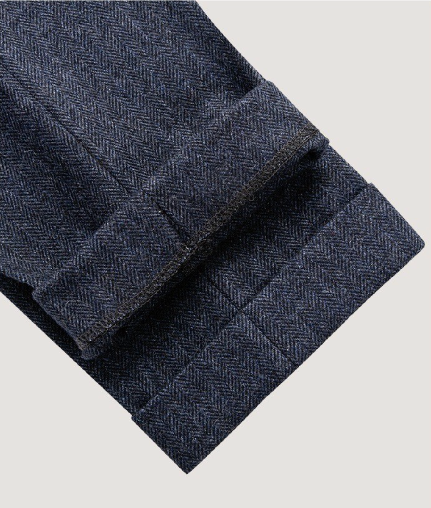Heren Broek Tweed Comfortabel Vintage Stijl