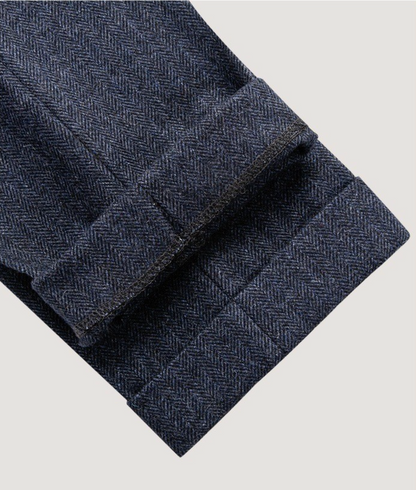 Heren Broek Tweed Comfortabele Vintage Stijl