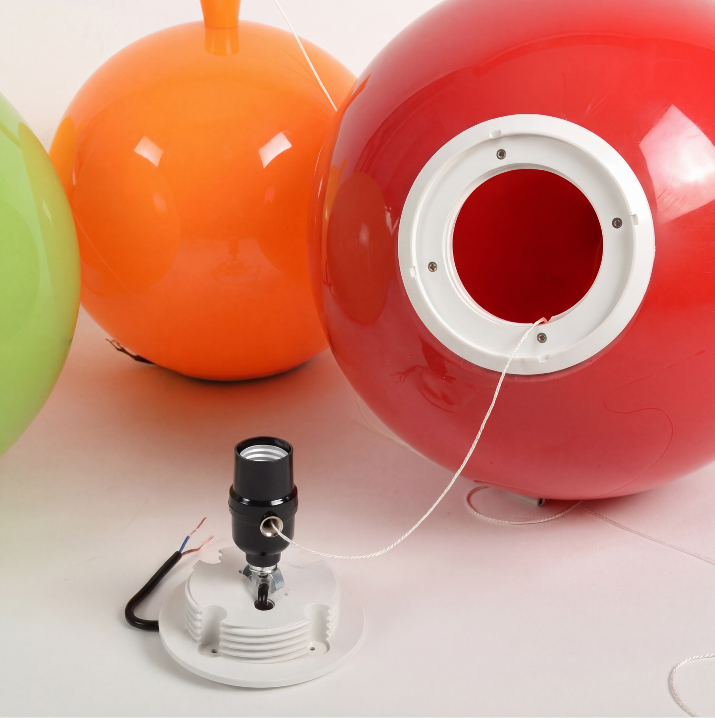 Bauhaus Ballon Wand- & Plafondlamp met Trekschakelaar – Design Verlichting voor Kinderkamer, Slaapkamer & Gang