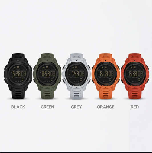 Digitaal Sporthorloge met Stappenteller – Waterbestendig Outdoorhorloge 5 Bar Waterdicht