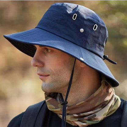 Ademende Zonnehoed met Brede Rand en UV-Bescherming voor Outdoor Activiteiten en Reizen
