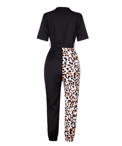 Jumpsuit Met Knoopsluiting Elegante Zomerkleding voor Vrouw