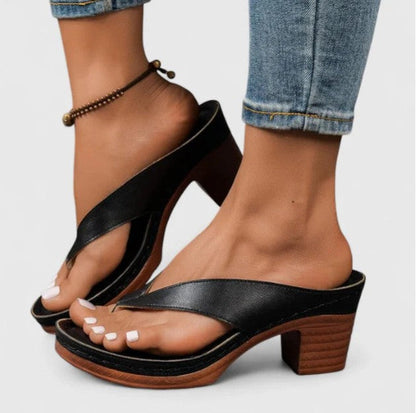 Dames Sandalen Blokhak Elegant Relaxte Pasvorm - StudioMarella