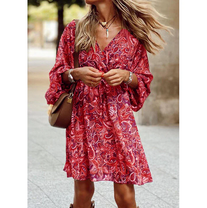 Boho Zomerjurk Lange Vrouw Jurk Zomerse Stijl