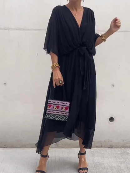 Elegante Chiffon Jurk voor Feesten en Ceremonies