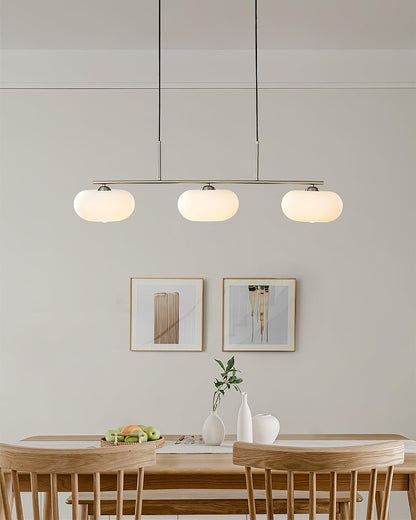 Design Hanglamp met 3 Globe Kapjes - Stijlvolle Eetkamerverlichting voor Tafel en Kookeiland - Verstelbaar 150 cm - Nikkel of Goud - E26/E27