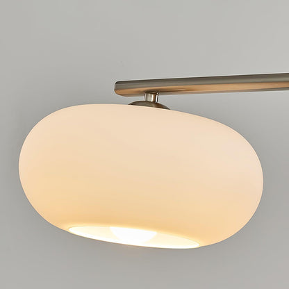 Design Hanglamp met 3 Globe Kapjes - Stijlvolle Eetkamerverlichting voor Tafel en Kookeiland - Verstelbaar 150 cm - Nikkel of Goud - E26/E27