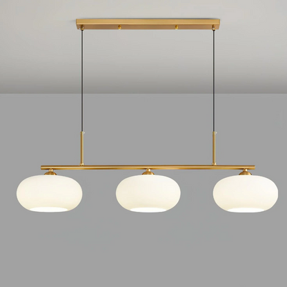 Bauhaus 3-kops hanglamp glas metaal zwart kookeiland eetkamer verlichting moderne design lamp minimalistisch interieur