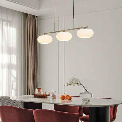 Design Hanglamp met 3 Globe Kapjes - Stijlvolle Eetkamerverlichting voor Tafel en Kookeiland - Verstelbaar 150 cm - Nikkel of Goud - E26/E27