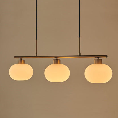Design Hanglamp met 3 Globe Kapjes - Stijlvolle Eetkamerverlichting voor Tafel en Kookeiland - Verstelbaar 150 cm - Nikkel of Goud - E26/E27