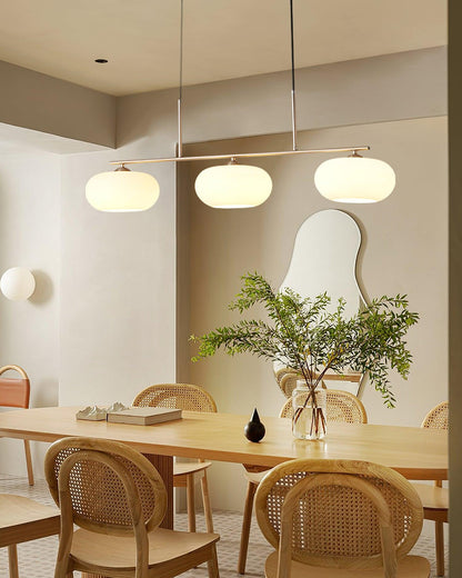 Design Hanglamp met 3 Globe Kapjes - Stijlvolle Eetkamerverlichting voor Tafel en Kookeiland - Verstelbaar 150 cm - Nikkel of Goud - E26/E27