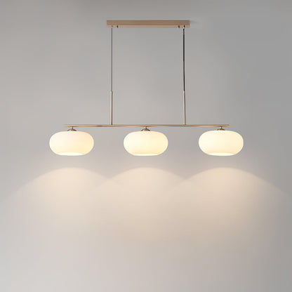 Design Hanglamp met 3 Globe Kapjes - Stijlvolle Eetkamerverlichting voor Tafel en Kookeiland - Verstelbaar 150 cm - Nikkel of Goud - E26/E27