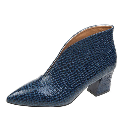 Hoge Hak Enkellaarsjes Elegante Stijl
