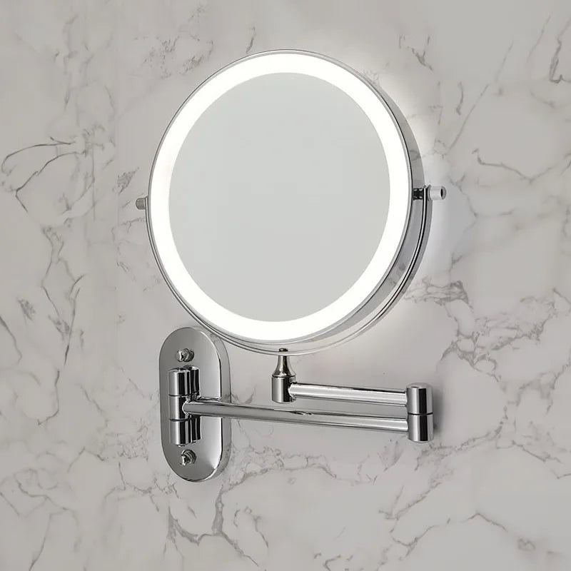 Verlichte LED Make-up Spiegel voor Badkamer & Make-up | Vergrotend & Oplaadbaar