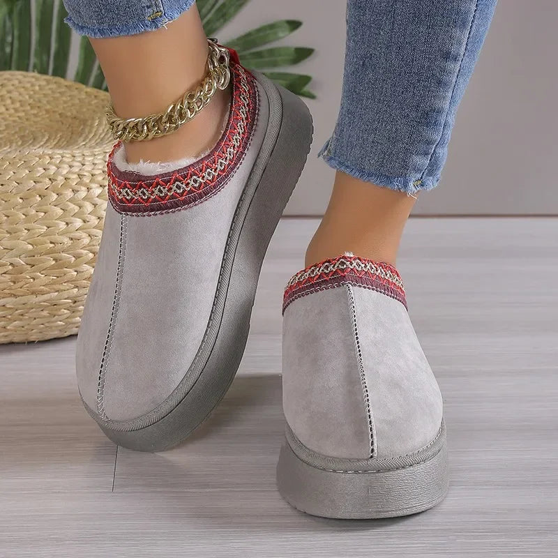 Vrouwen Winterschoenen Warm Waterdicht en Comfortabel