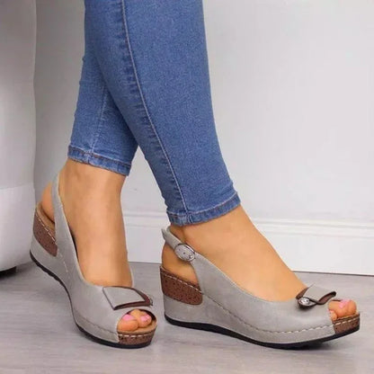 Wedge Zomersandalen met Hoge Hak Luxe Design - StudioMarella