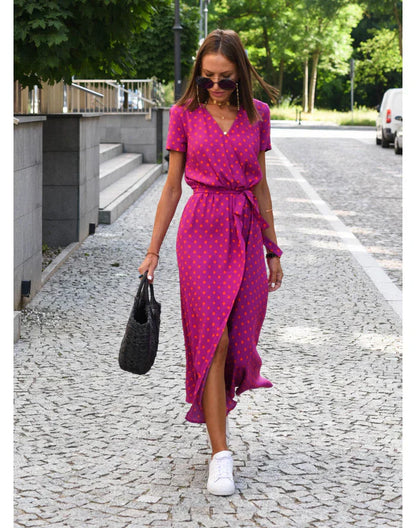 Kleurrijke Zomerjurk Vrouwen Jurk Floral Print