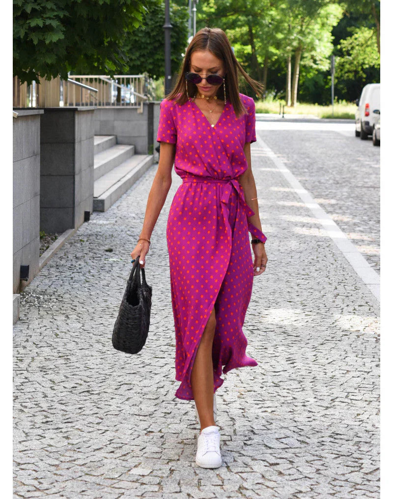 Dames Elegante Jurk met V-hals
