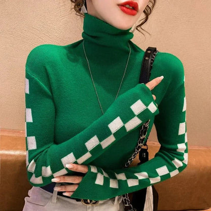 Dames Trui Turtleneck Zacht Warme Coltrui