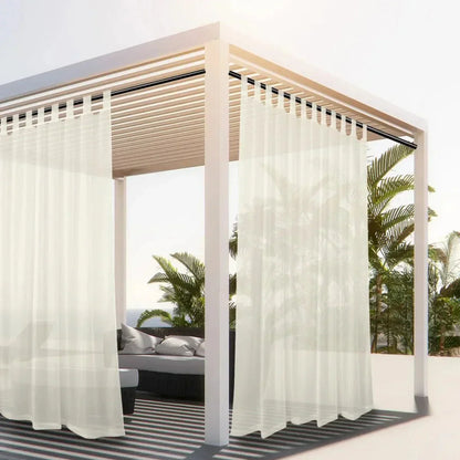 Waterafstotend Terrasgordijn – Lichtdoorlatende Privacybescherming voor Balkon & Pergola